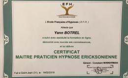 Maître en hypnose Ericksonienne