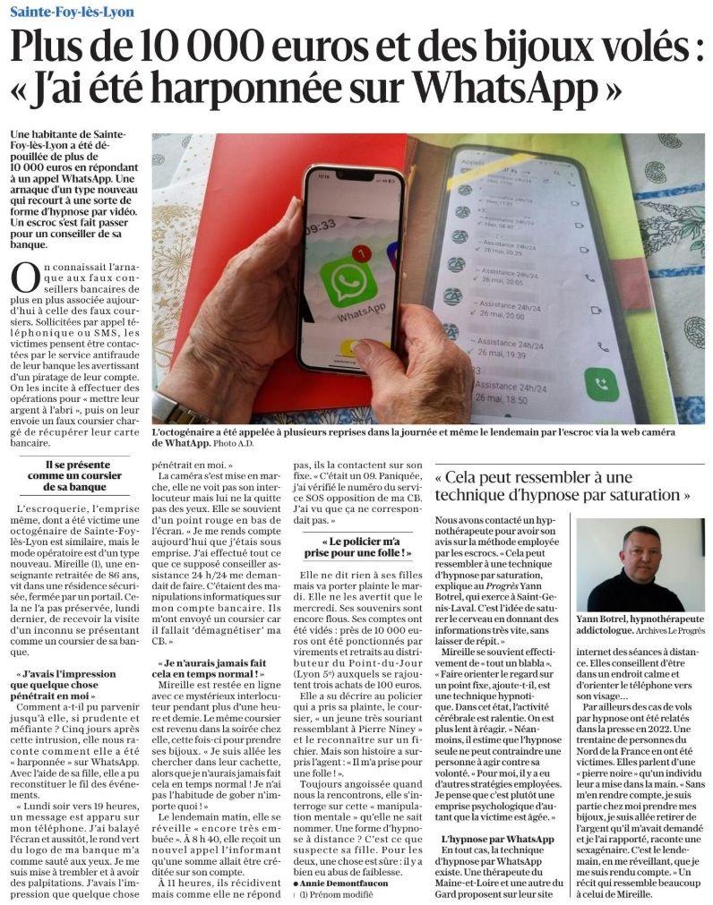 Escroquerie progres 02062025
